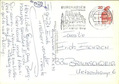 Burghausen Salzach  Kat. Burghausen