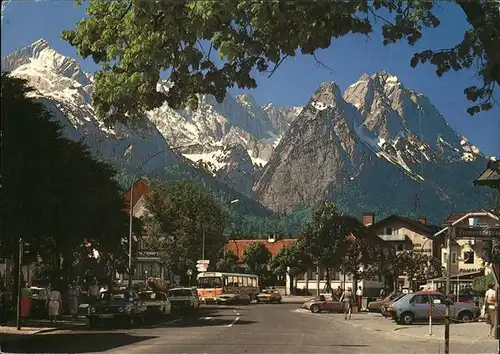 Garmisch Partenkirchen Am Marienplatz Kat. Garmisch Partenkirchen