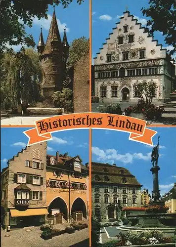 Lindau Bodensee Rathaus u.Diebsturm Kat. Lindau (Bodensee)