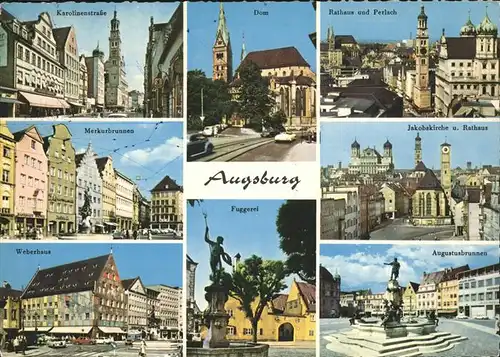 Augsburg Weberhaus u.Fuggerei Kat. Augsburg