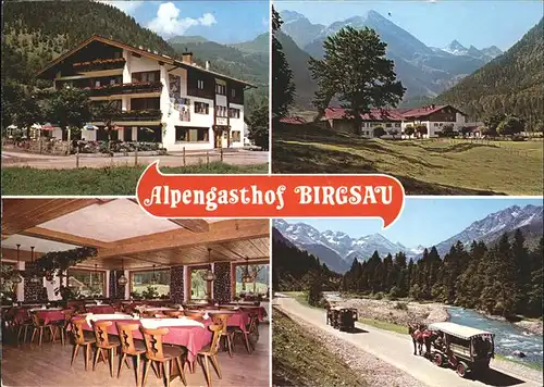 Oberstdorf Alpengasthof Birgsau Kat. Oberstdorf