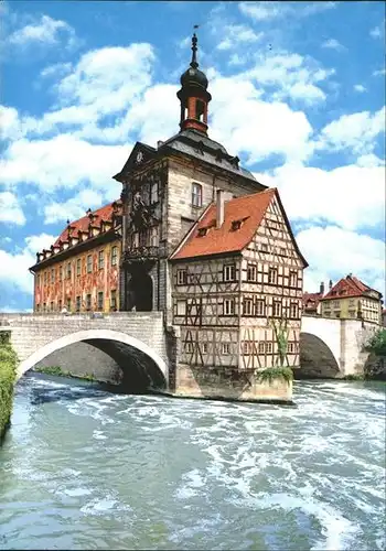 Bamberg Altes Rathaus in der Pegnitz Kat. Bamberg