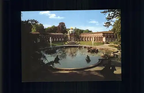 Bayreuth Neues Schloss mit Wasserspiele Kat. Bayreuth