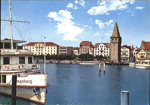 Lindau Bodensee Hafen Kat. Lindau (Bodensee)