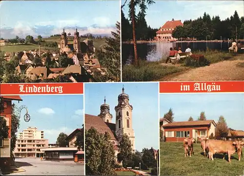 Lindenberg Allgaeu mit Waldsee Kat. Lindenberg i.Allgaeu