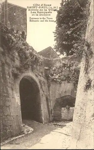 Saint-Paul Alpes-Maritimes Villa Remparts Donjon *