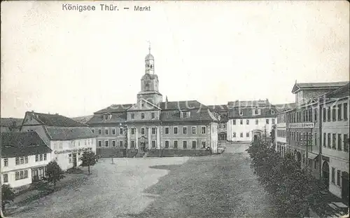 Koenigsee Thueringen Markt Kat. Koenigsee