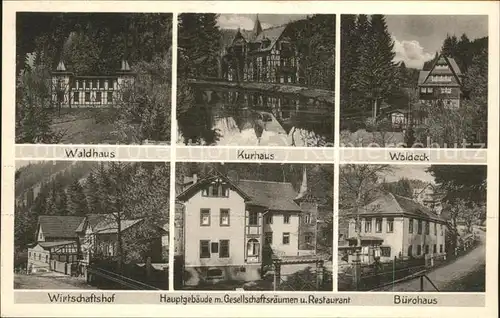 Bad Finkenmuehle Waldhaus Kurhaus Waldeck Kat. Herschdorf Ilmenau