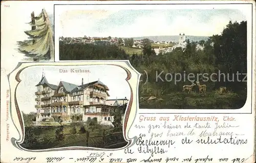 Bad Klosterlausnitz Das Kurhaus Kat. Bad Klosterlausnitz