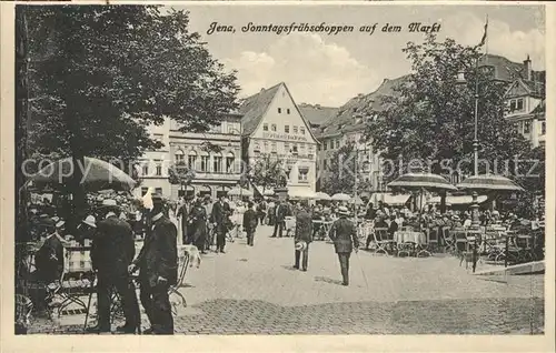 Jena Sonntagsfruehschoppen Markt Kat. Jena