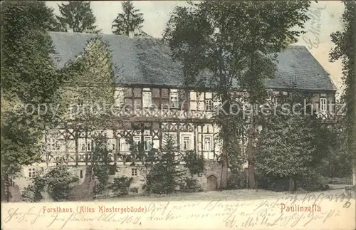 Paulinzella Forsthaus Kat. Rottenbach Thueringen