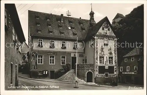 Ziegenrueck Saale Rathaus Kat. Ziegenrueck Thueringen