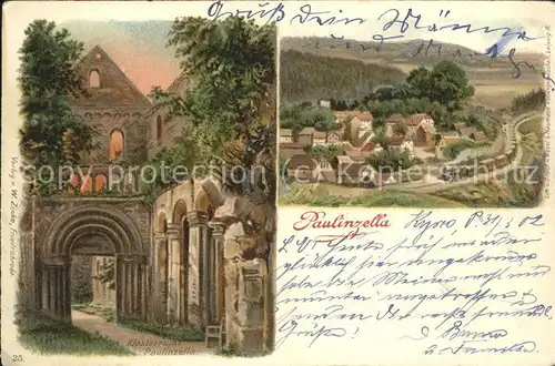 Paulinzella Klosterruine Kat. Rottenbach Thueringen