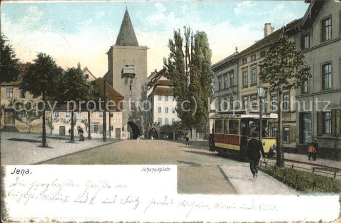 Jena Johannisplatz Strassenbahn Kat. Jena Nr. wx72755 - oldthing: Ansichtskarten Deutschland ...