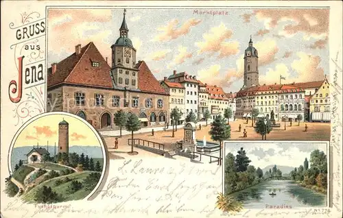 Jena Marktplatz Kat. Jena