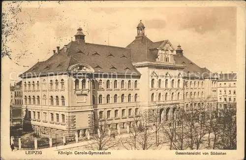 Leipzig Koenigin Carola Gymnasium  Kat. Leipzig