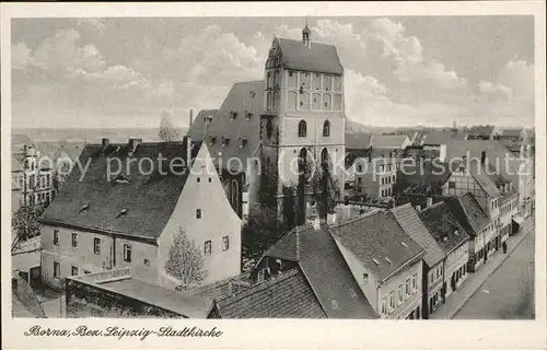Borna Leipzig Stadtkirche Kat. Borna