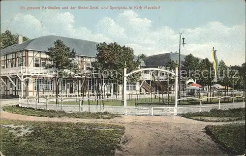 Leipzig Parkhallen Kinder Spiel Sportplatz Meusdorf Kat. Leipzig