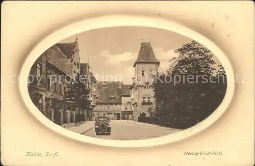 Kahla Thueringen Herzog Ernst Platz Kat. Kahla Thueringen