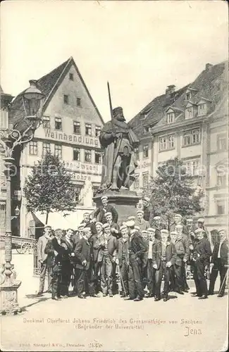 Jena Denkmal Churfuerst Johann Friedrich Kat. Jena