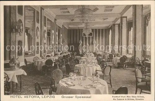 Leipzig Hotel Astoria Speisesaal Kat. Leipzig