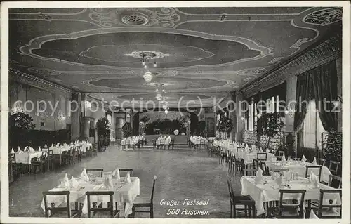 Leipzig Wald Cafe Grosser Festsaal Kat. Leipzig