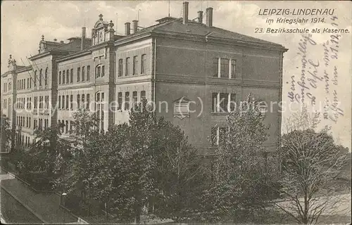 Leipzig Lindenau Bezirksschule Kaserne Kat. Leipzig