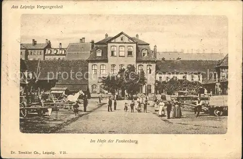 Leipzig Funkenburg Hof Kat. Leipzig