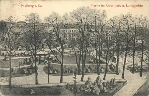 Freiberg Albertpark Landgericht Kat. Freiberg