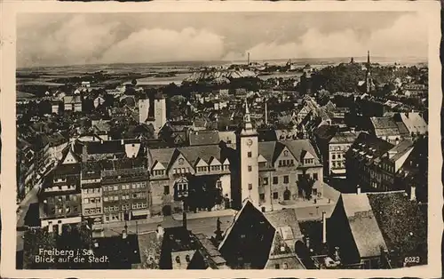 Freiberg Stadtblick Kat. Freiberg