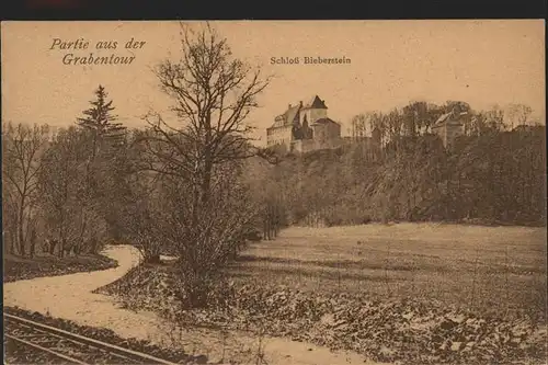 Bieberstein Rhoen Sachsen Grabentour Schloss Bieberstein Kat. Reinsberg Freiberg