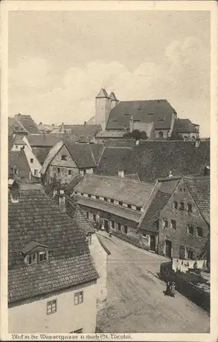 Freiberg Wassergasse St. Nicolai Kat. Freiberg