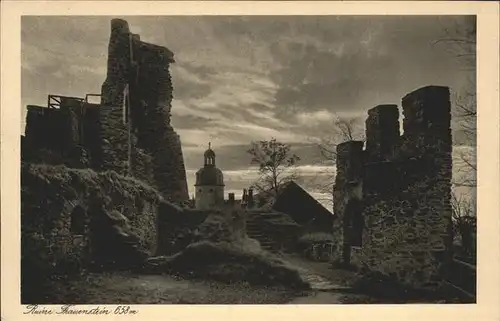 Frauenstein Sachsen Ruine Kat. Frauenstein Sachsen