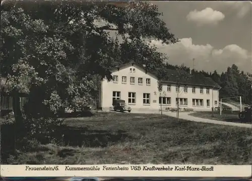 Frauenstein Sachsen Kummermuehle Ferienheim Kat. Frauenstein Sachsen