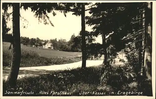 Nassau Erzgebirge Altes Forsthaus Kat. Frauenstein Sachsen