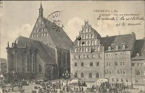 Freiberg Untermarkt Dom Albert Museum Kat. Freiberg