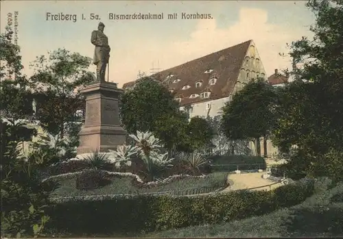 Freiberg Bismarckdenkmal Kornhaus Kat. Freiberg