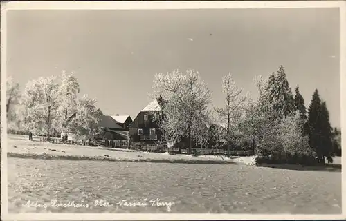 Nassau Erzgebirge Altes Forsthaus Kat. Frauenstein Sachsen