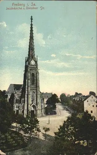 Freiberg Jacobikirche Dresdner Str. Kat. Freiberg