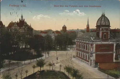 Freiberg Postplatz Donatsturm Kat. Freiberg