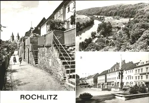 Rochlitz Sachsen Am Muehlgraben Klubhaus der Jugend Wrba Brunnen Kat. Rochlitz