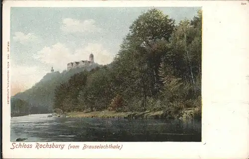 Rochsburg Schloss Mulde Kat. Lunzenau