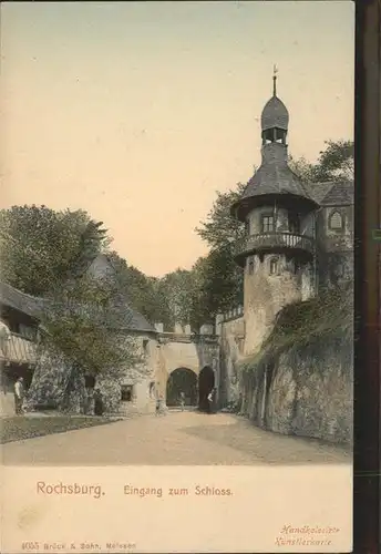 Rochsburg Schloss Eingang Kat. Lunzenau