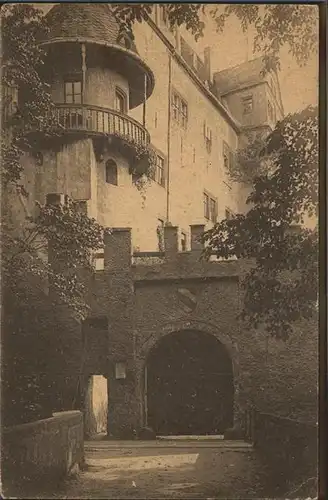 Rochsburg Schloss Eingang Kat. Lunzenau