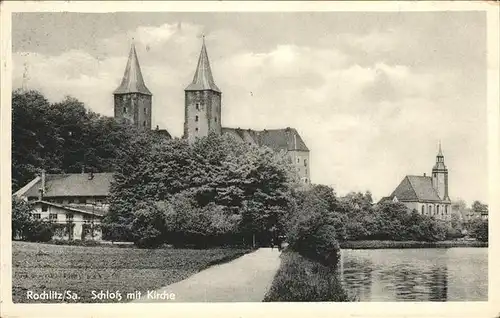 Rochlitz Sachsen Schloss Petrikirche Kat. Rochlitz