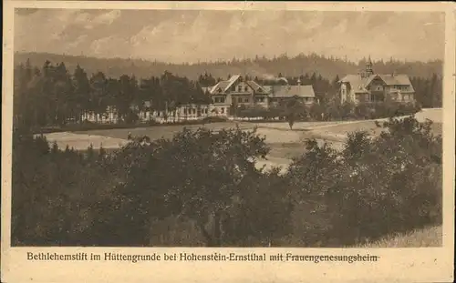 Hohenstein Ernstthal Bethlehemstift im Huettengrunde Kat. Hohenstein Ernstthal