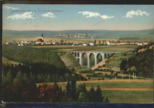 Frankenberg Sachsen Luetzeltal Viadukt Kat. Frankenberg Sachsen