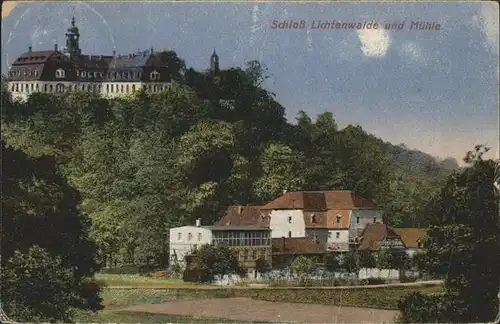 Lichtenwalde Sachsen Schloss und Muehle / Niederwiesa /Mittelsachsen LKR