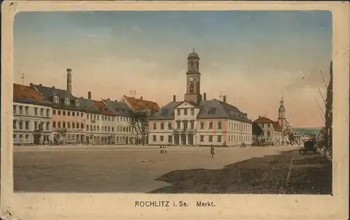 Rochlitz Sachsen Marktplatz Kat. Rochlitz
