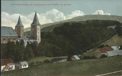 Rochlitz Sachsen Schloss und Aussichtsturm Kat. Rochlitz